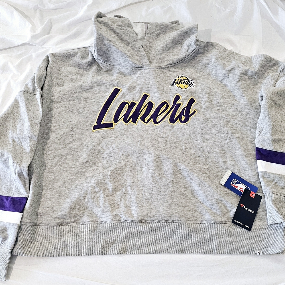 Lakers Crop Top Sweater
